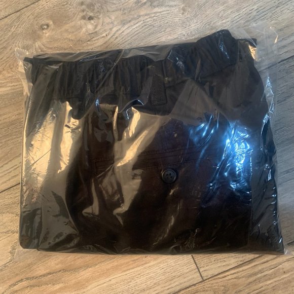 NWT LANDS' END UNIFORM ELASTIC WAIST CHINO PANTS BLACK 36 & 38 (UNHEMMED) - Picture 8 of 11